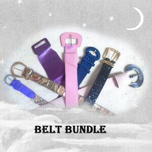 Vintage Belt Bundle, Small Sizes, Lot of 8 belts